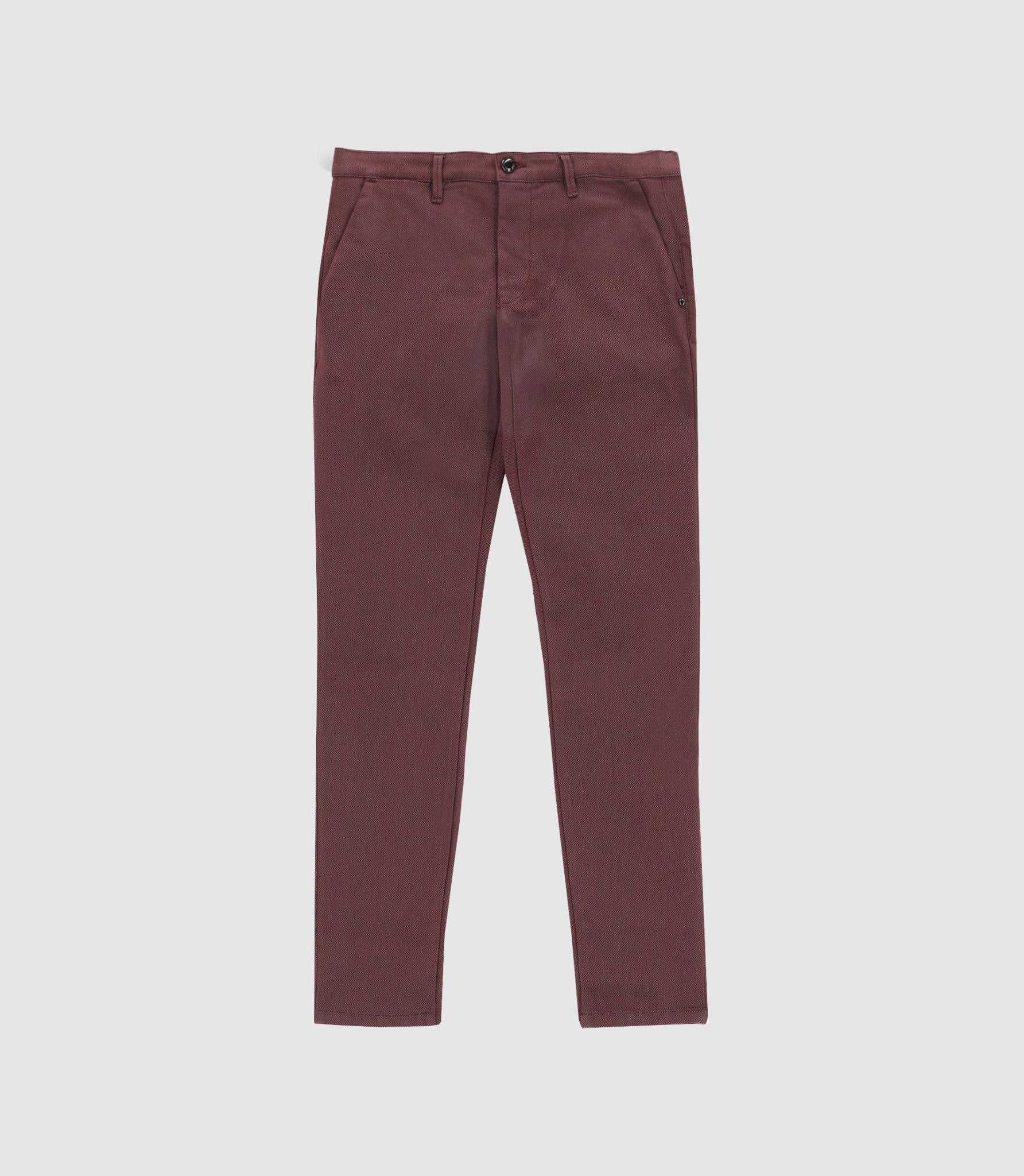 Pantalon slack urbain bordeaux - IZAC