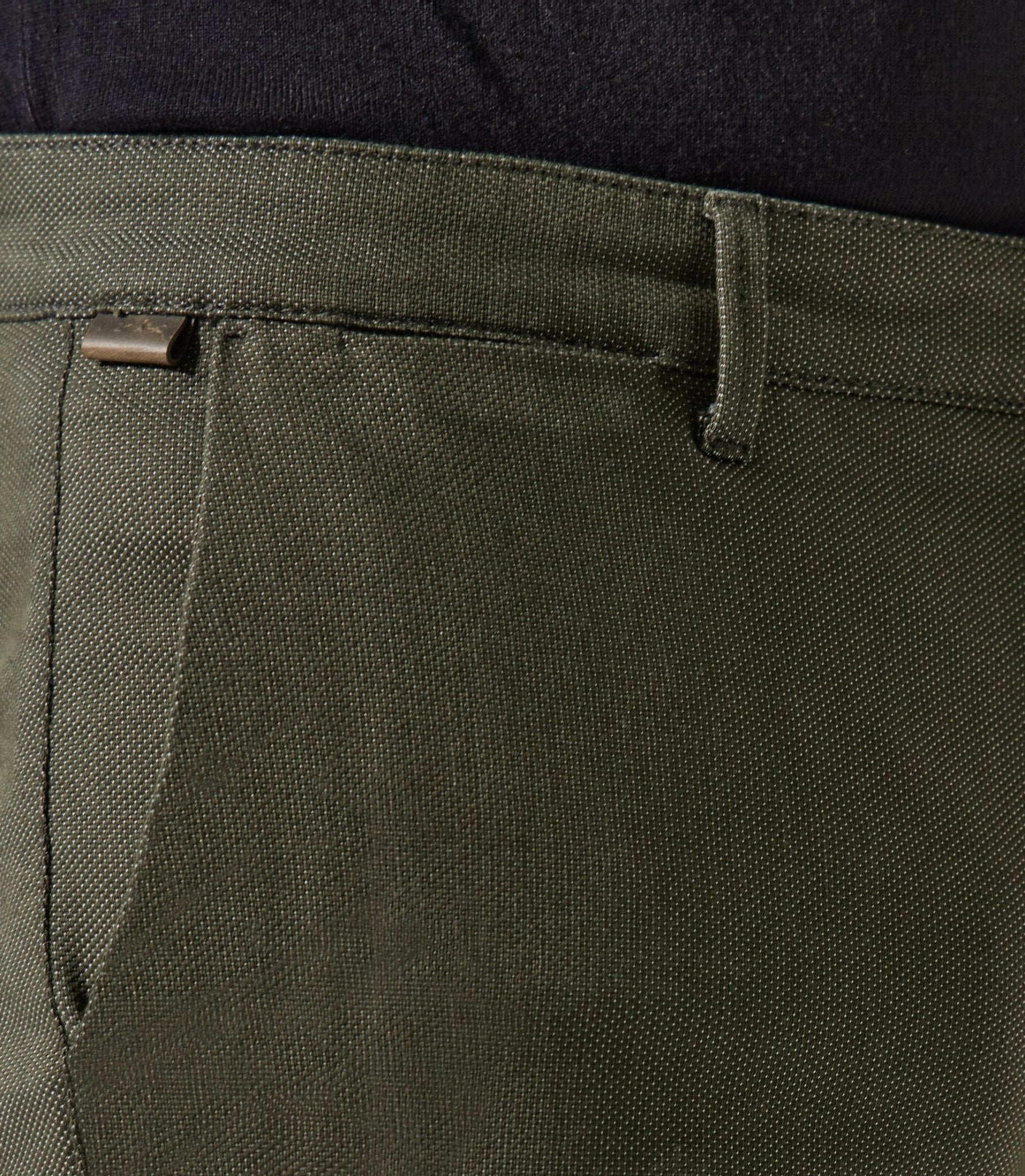 Pantalon chino armuré kaki VERREBI - IZAC