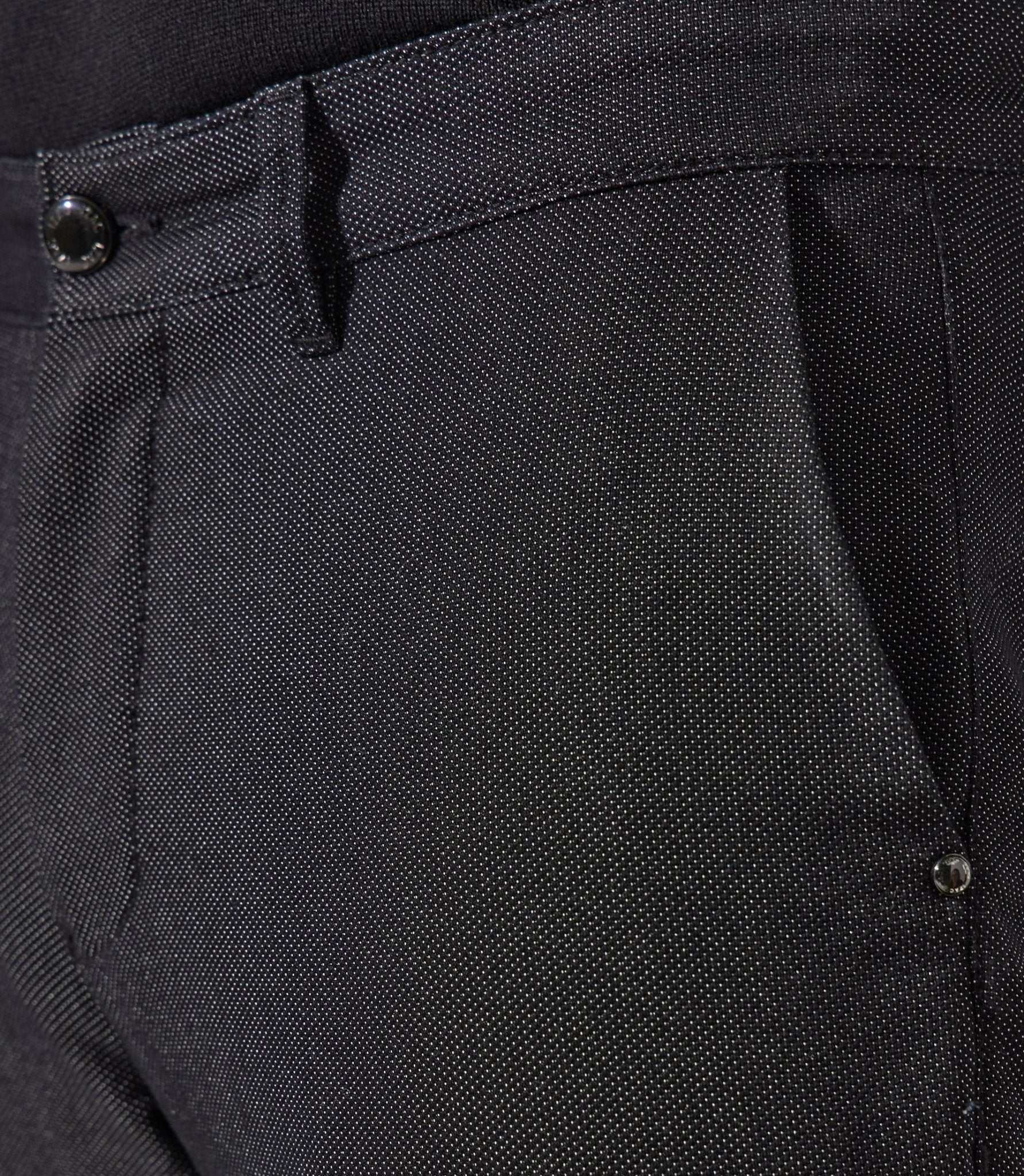 Pantalon chino armuré noir VERREBI - IZAC