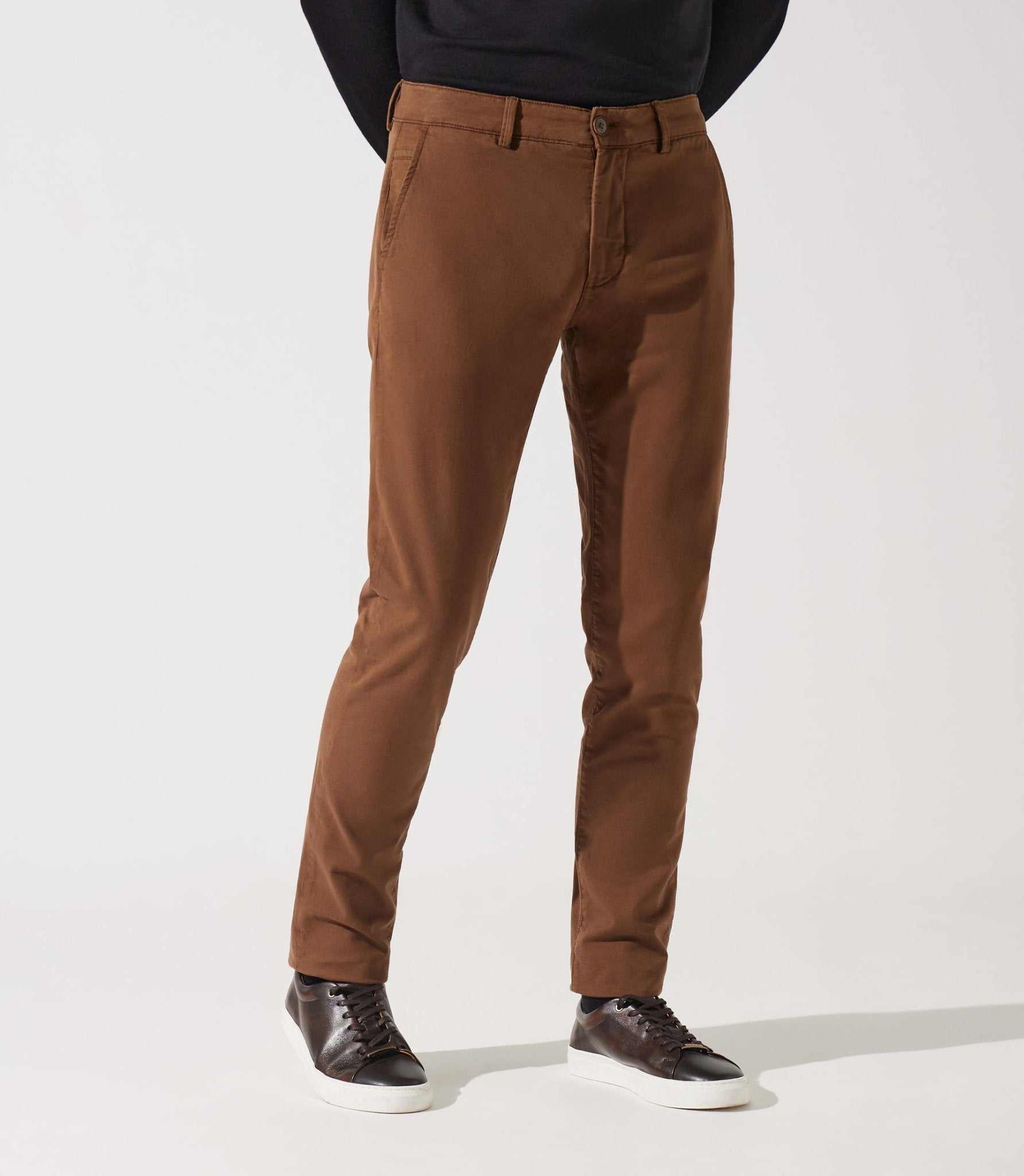 Pantalon chino camel VITALITE - IZAC
