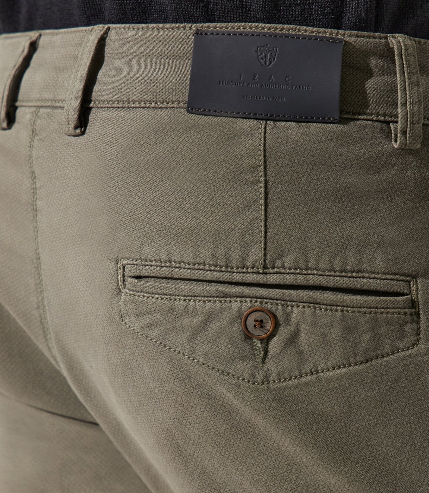 Pantalon chino kaki VITALITE - IZAC