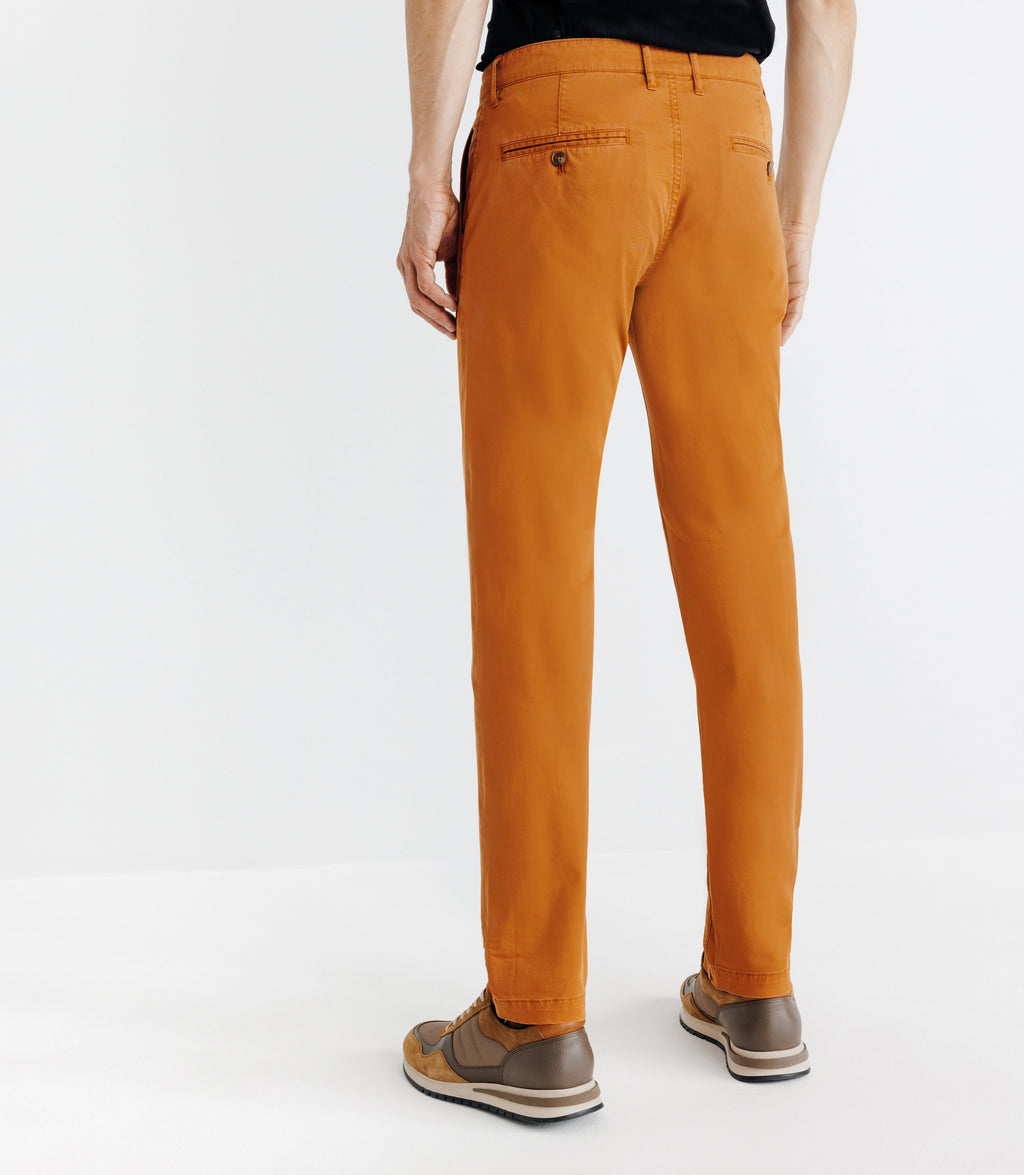 Pantalon chino orange - IZAC