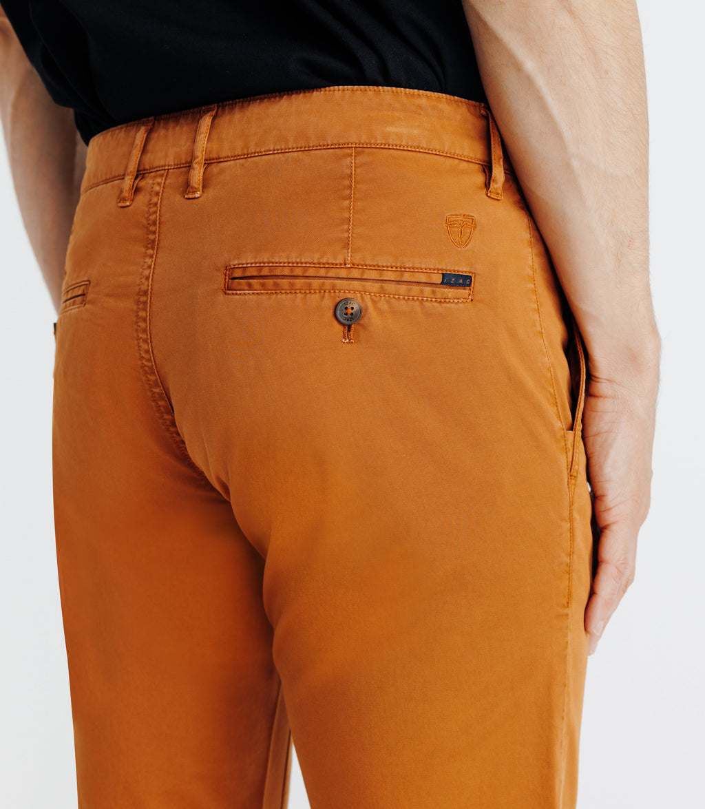 Pantalon chino orange - IZAC
