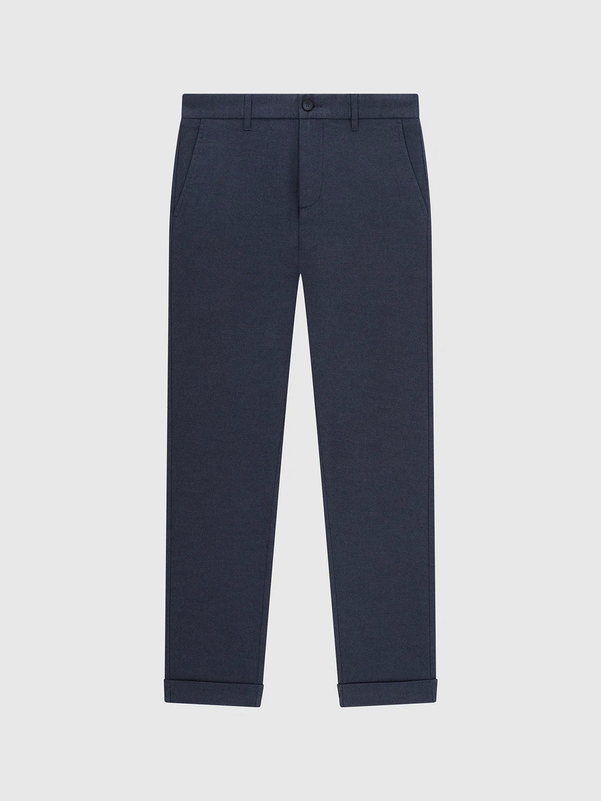 Pantalon tissu gratté marine - IZAC