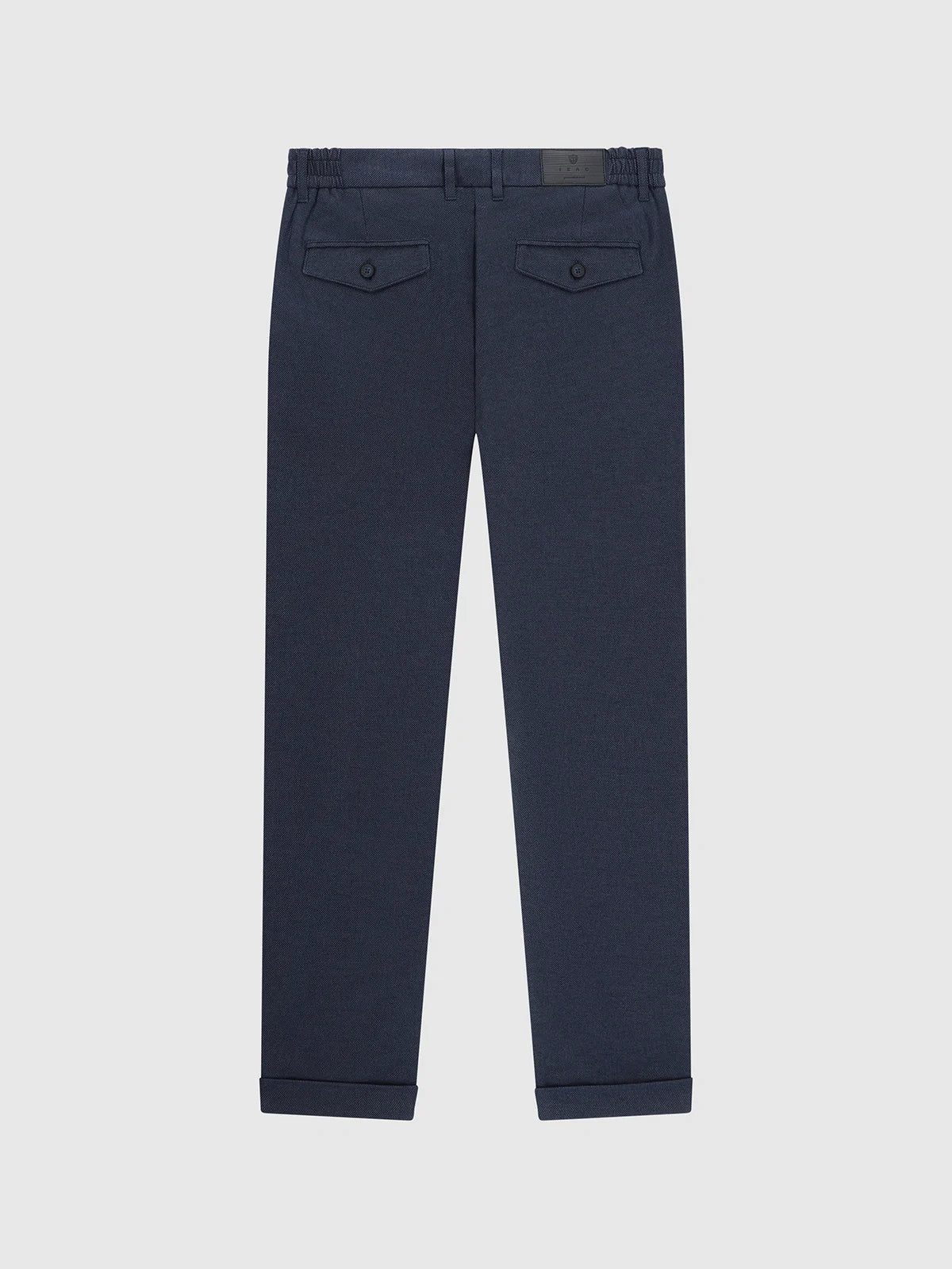 Pantalon tissu gratté marine - IZAC