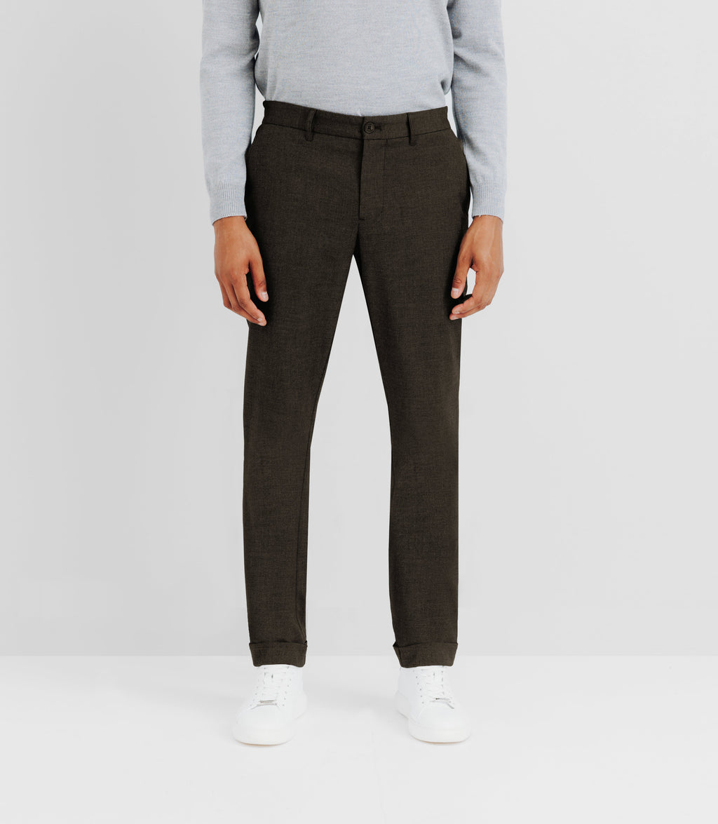 Pantalon chino armuré gris - IZAC