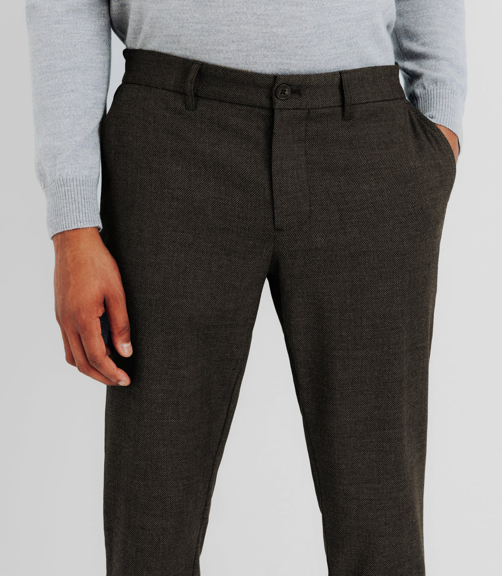 Pantalon chino armuré gris - IZAC
