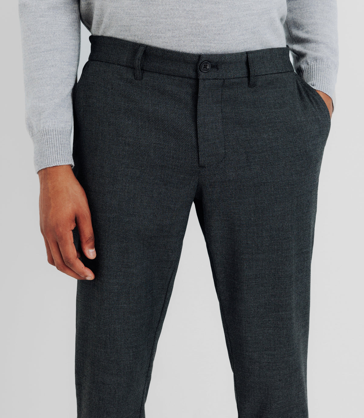Pantalon fantaisie anthracite - IZAC