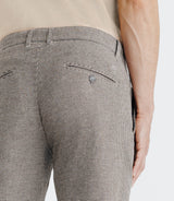 Pantalon pied de puce marron - IZAC