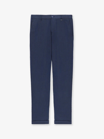 Pantalon avec taille élastique indigo - IZAC