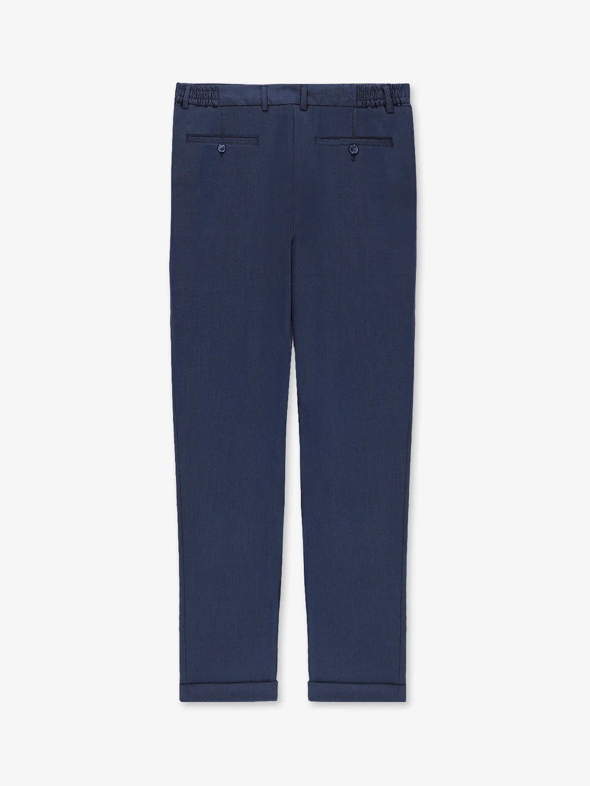 Pantalon avec taille élastique indigo - IZAC
