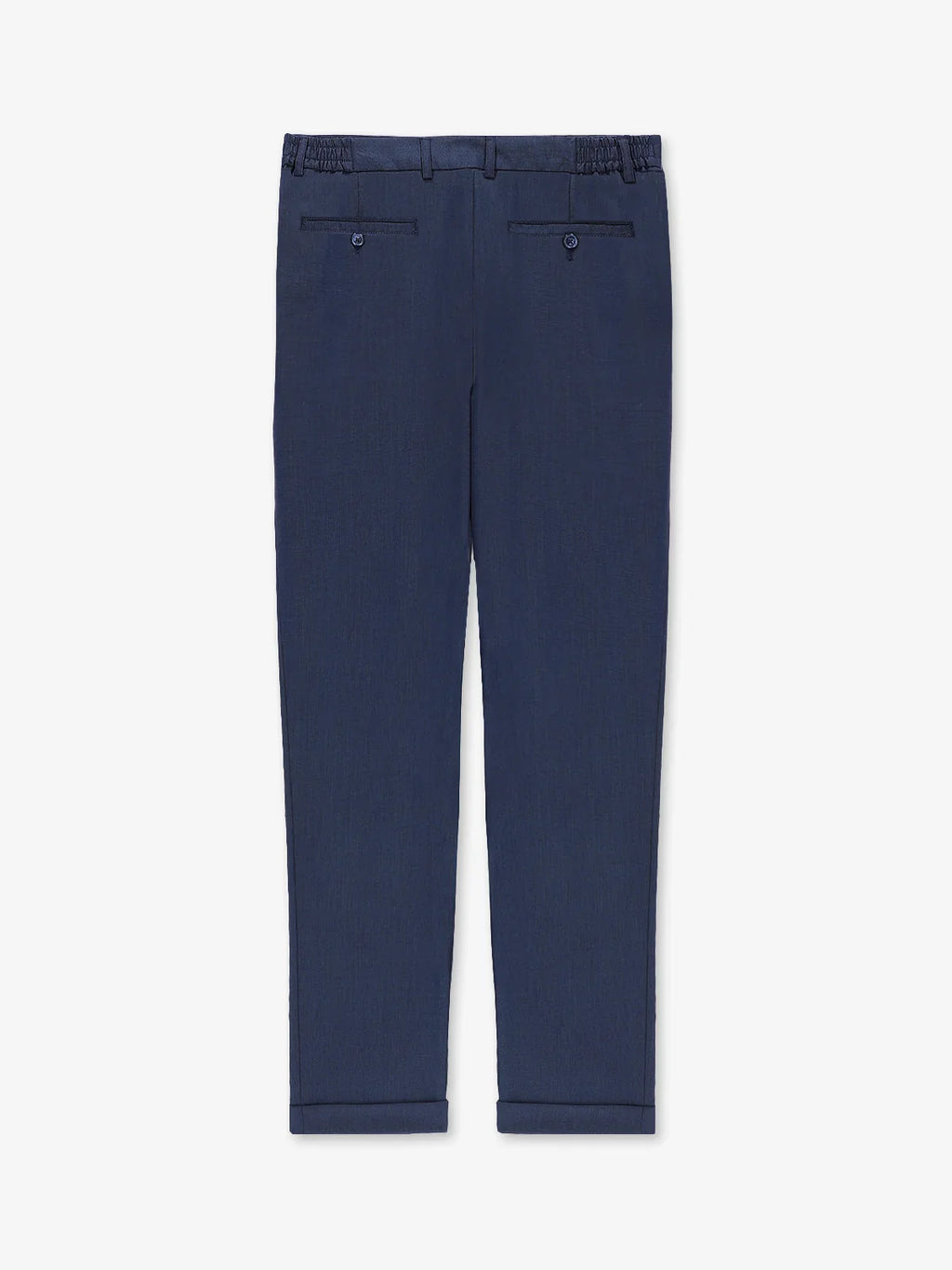 Pantalon avec taille élastique indigo - IZAC