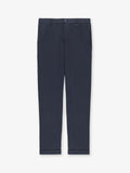 Pantalon avec taille élastique marine - IZAC