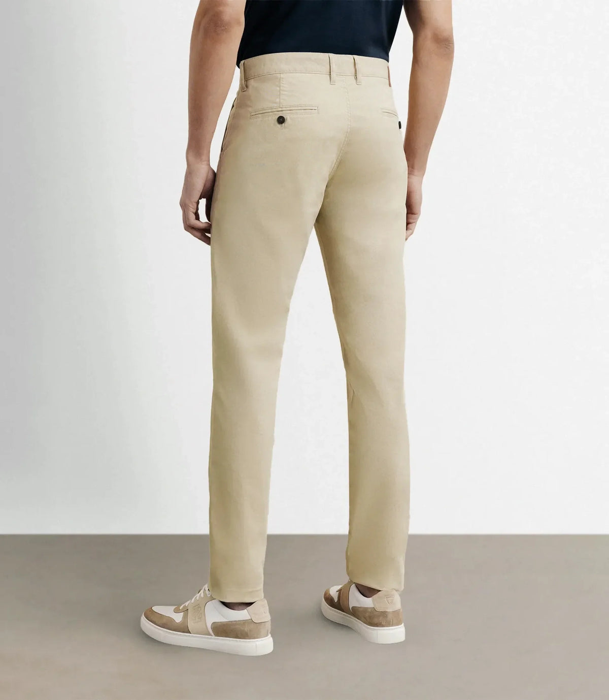 Pantalon coton stretch beige - IZAC