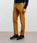 Pantalon coton stretch camel foncé - IZAC