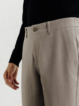 Pantalon flanelle beige clair - IZAC