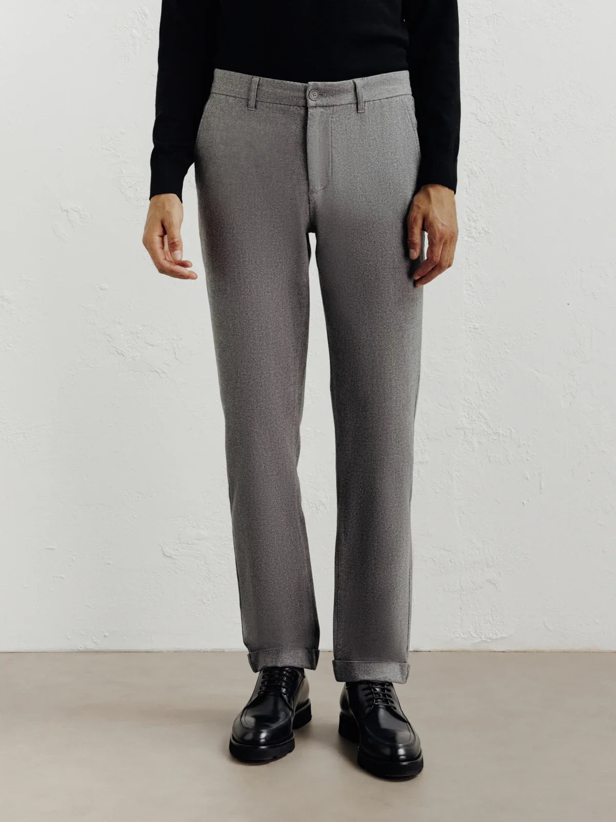 Pantalon flanelle gris - IZAC