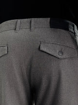 Pantalon flanelle gris - IZAC