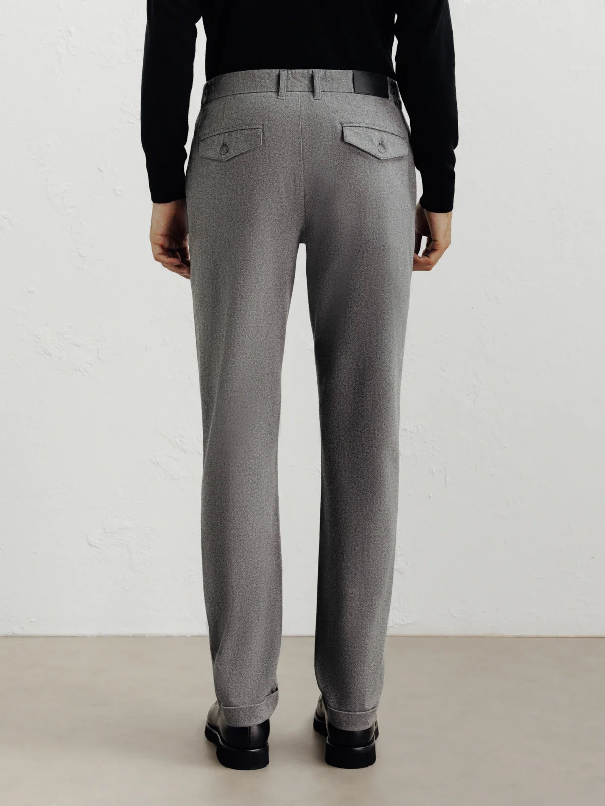 Pantalon flanelle gris - IZAC