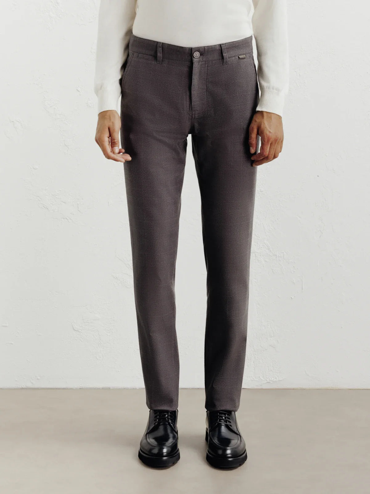 Pantalon carreaux chataigne - IZAC