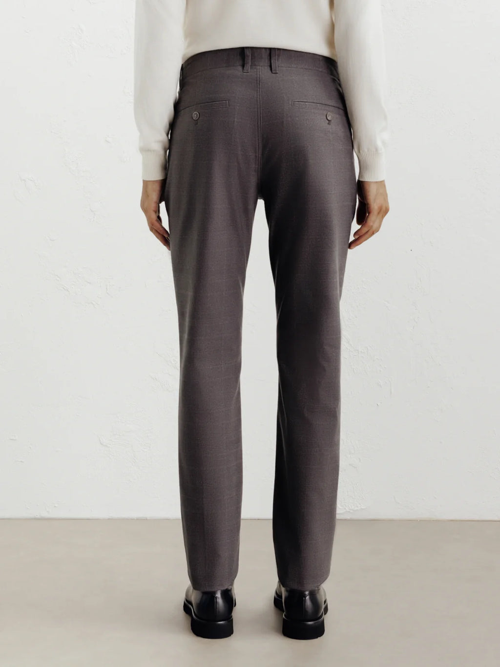 Pantalon carreaux chataigne - IZAC