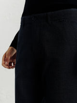 Pantalon carreaux marine - IZAC