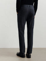 Pantalon carreaux marine - IZAC