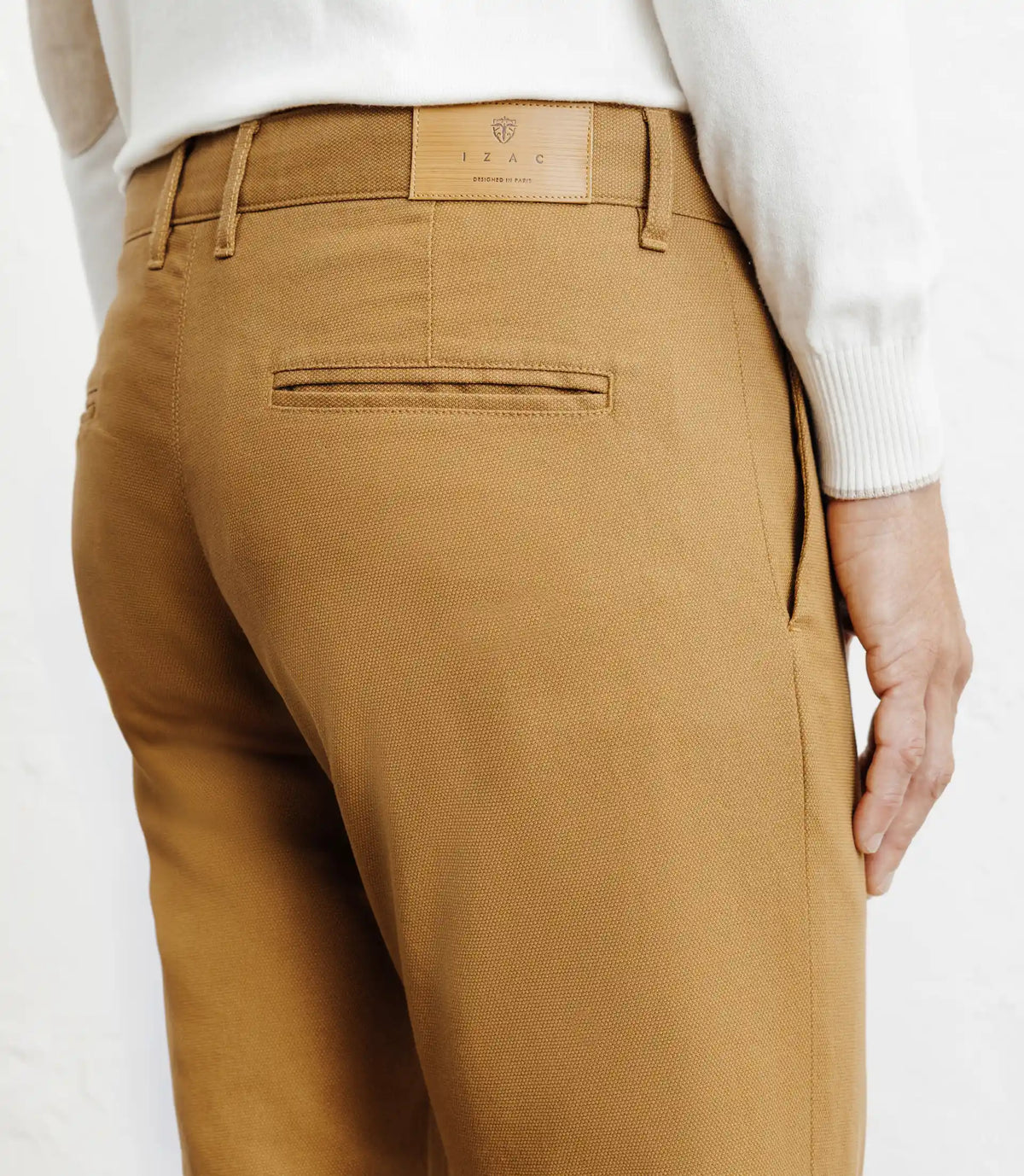 Pantalon armuré slim camel foncé - IZAC