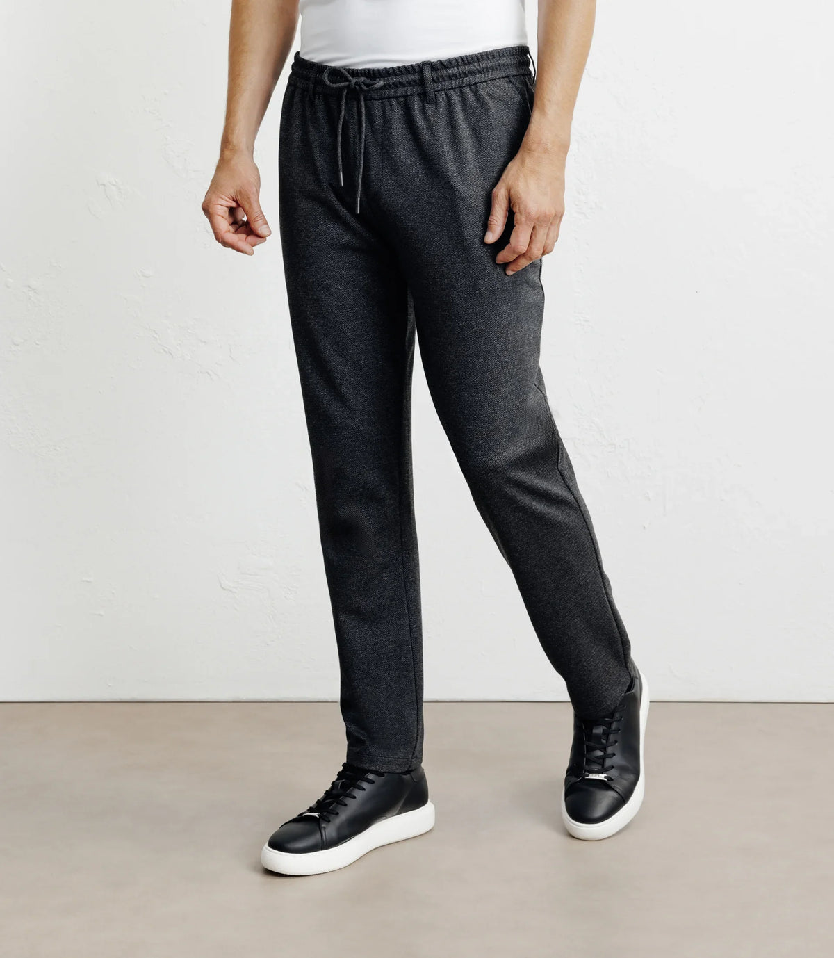 Pantalon en maille anthracite - IZAC