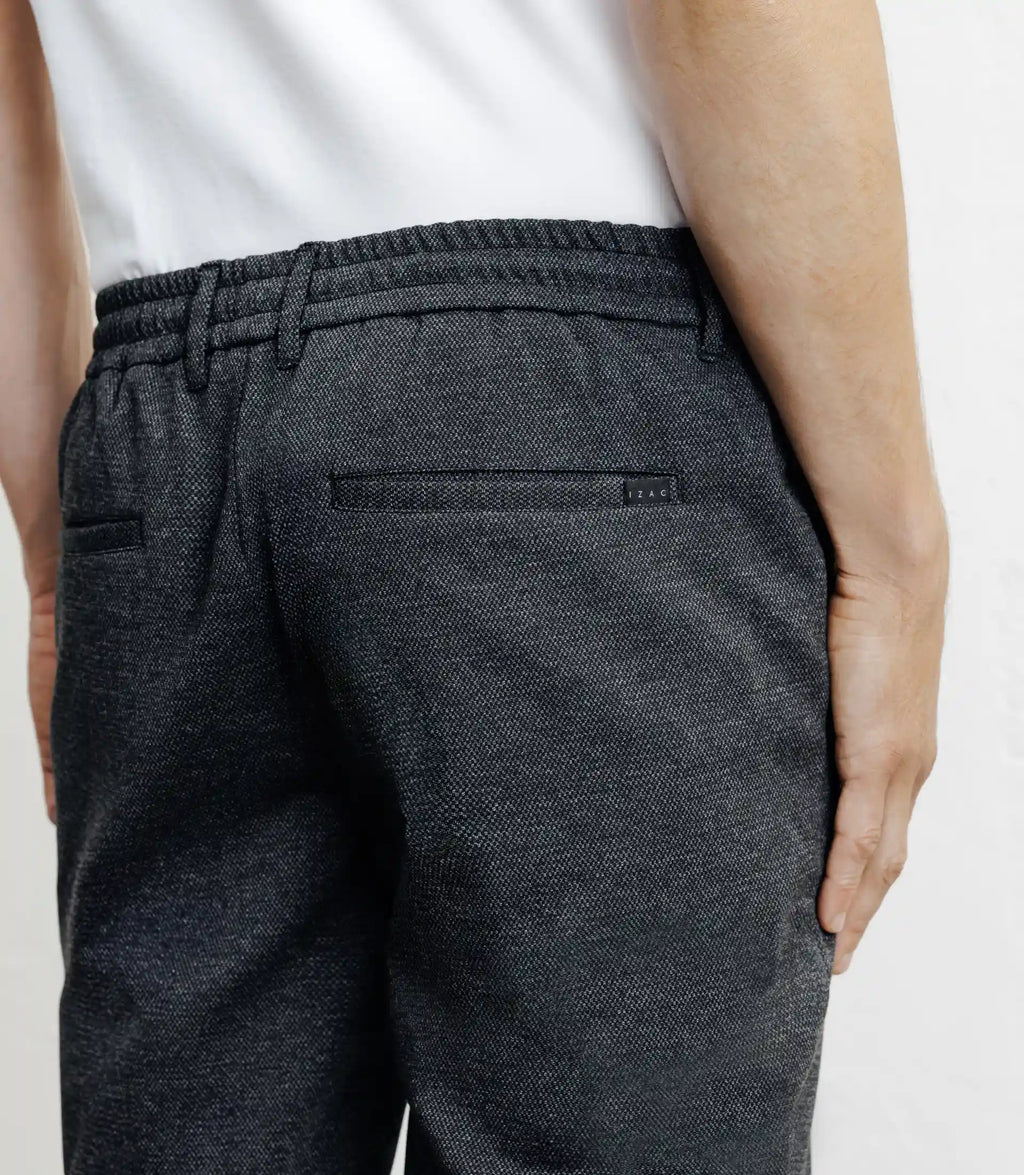 Pantalon en maille anthracite - IZAC
