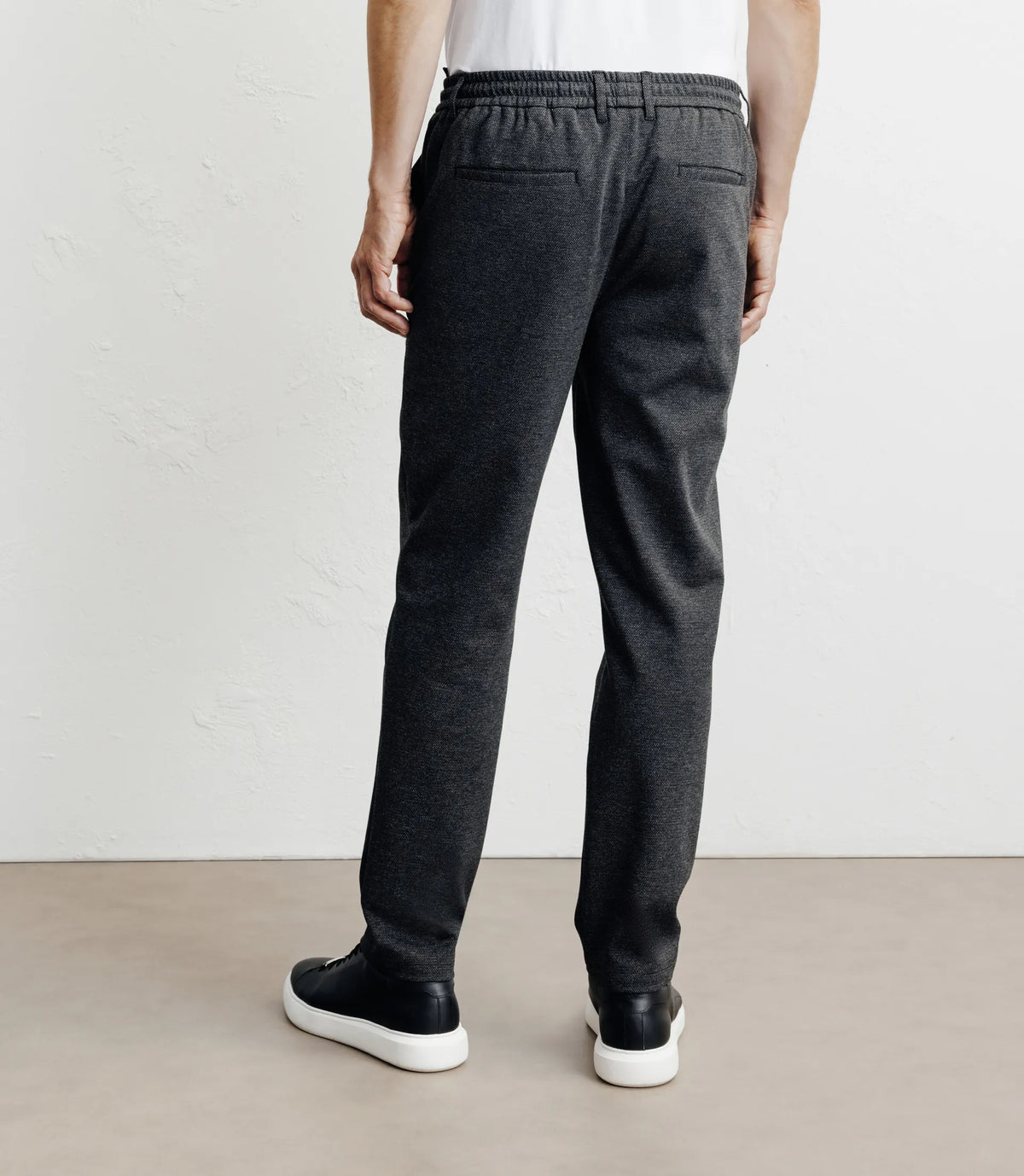 Pantalon en maille anthracite - IZAC