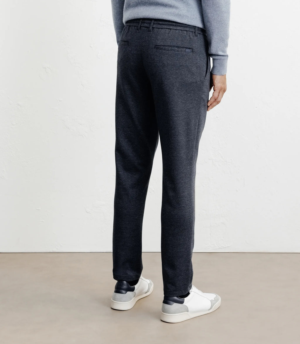 Pantalon en maille marine - IZAC