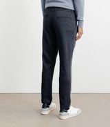 Pantalon en maille marine - IZAC