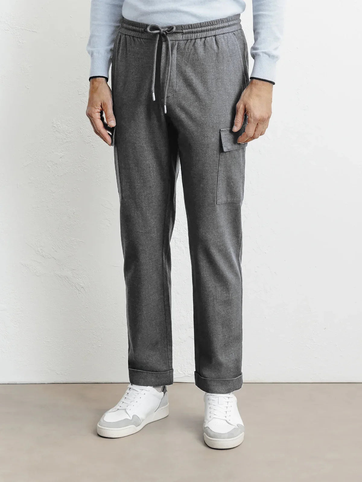 Pantalon cargo gris - IZAC