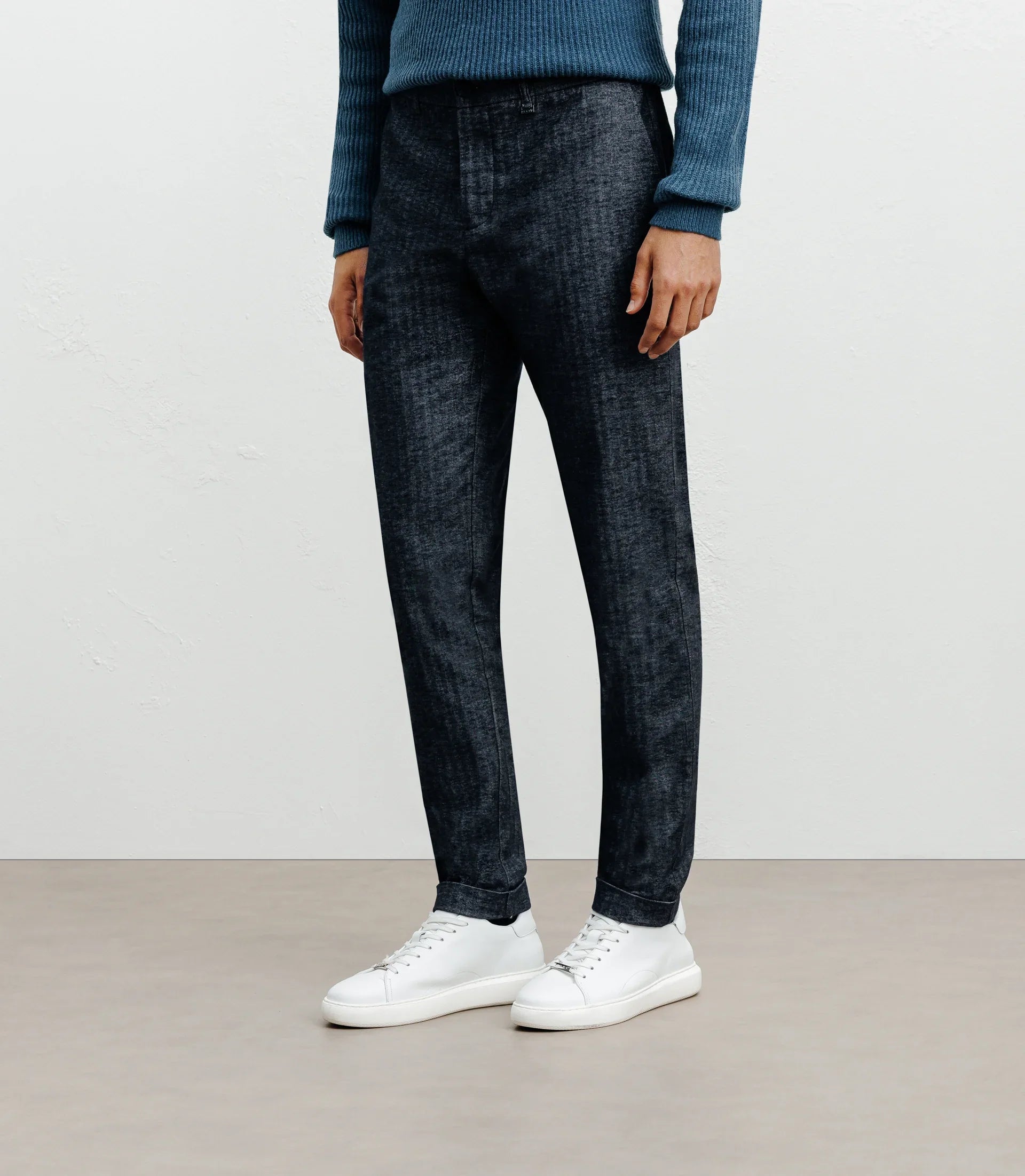 Pantalon chevron marine - IZAC