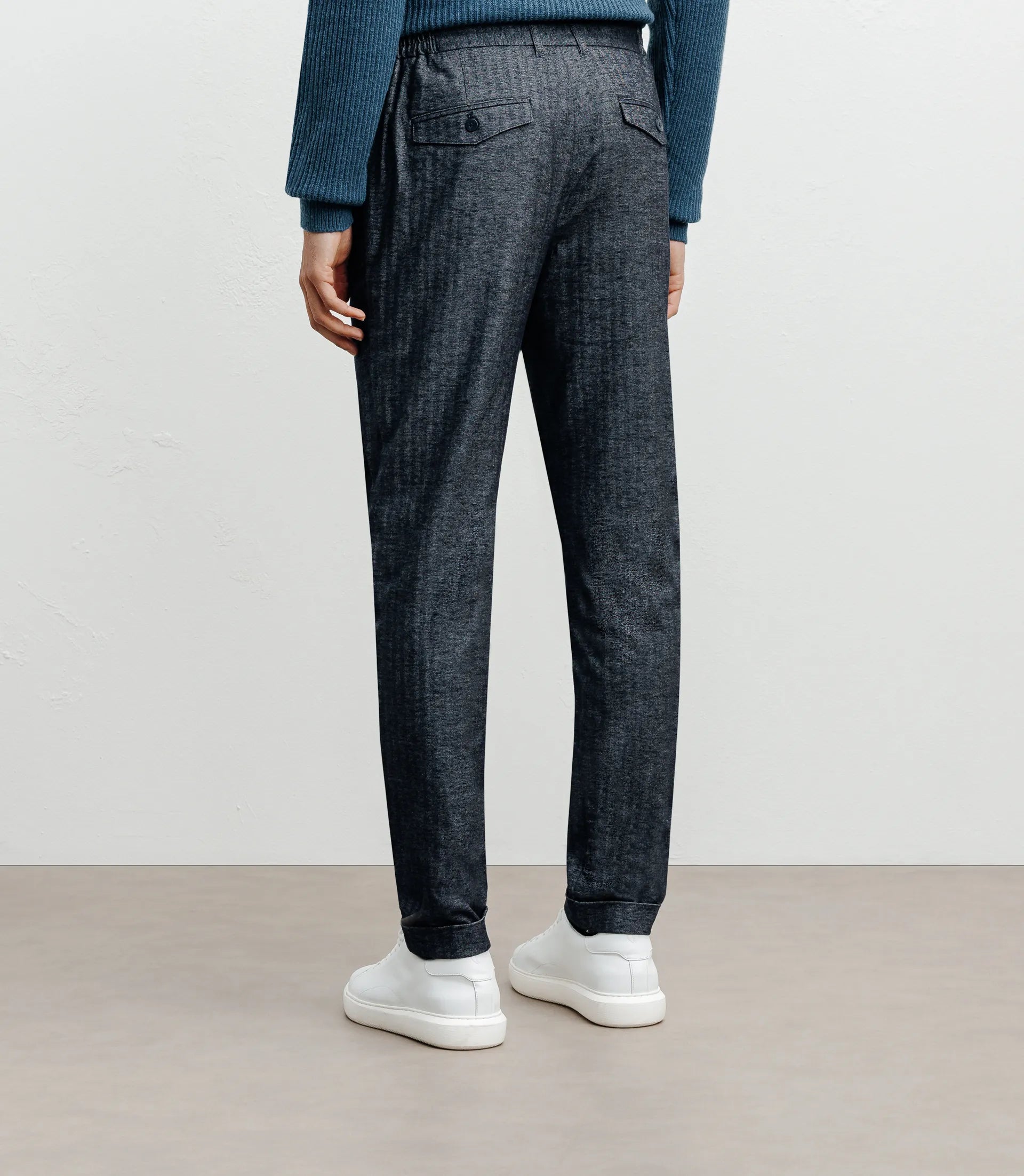 Pantalon chevron marine - IZAC