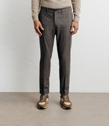 Pantalon chevron marron - IZAC