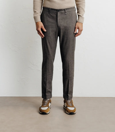 Pantalon chevron marron - IZAC