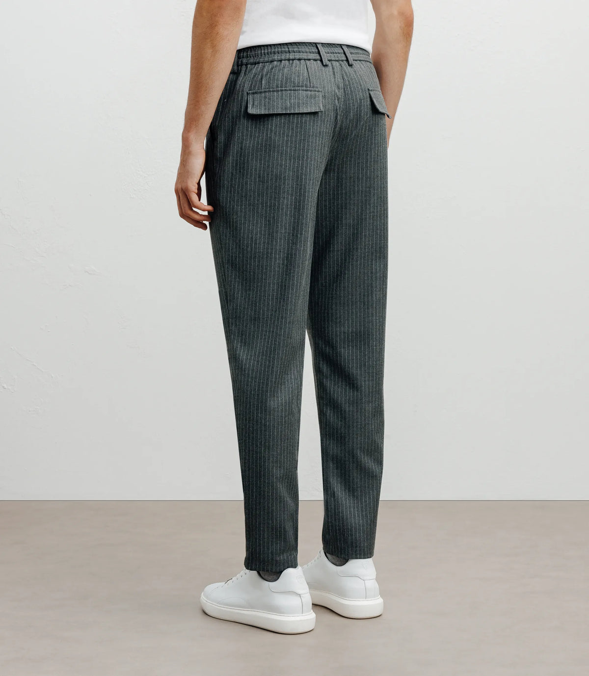 Pantalon rayé gris - IZAC