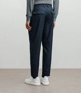 Pantalon rayé marine - IZAC