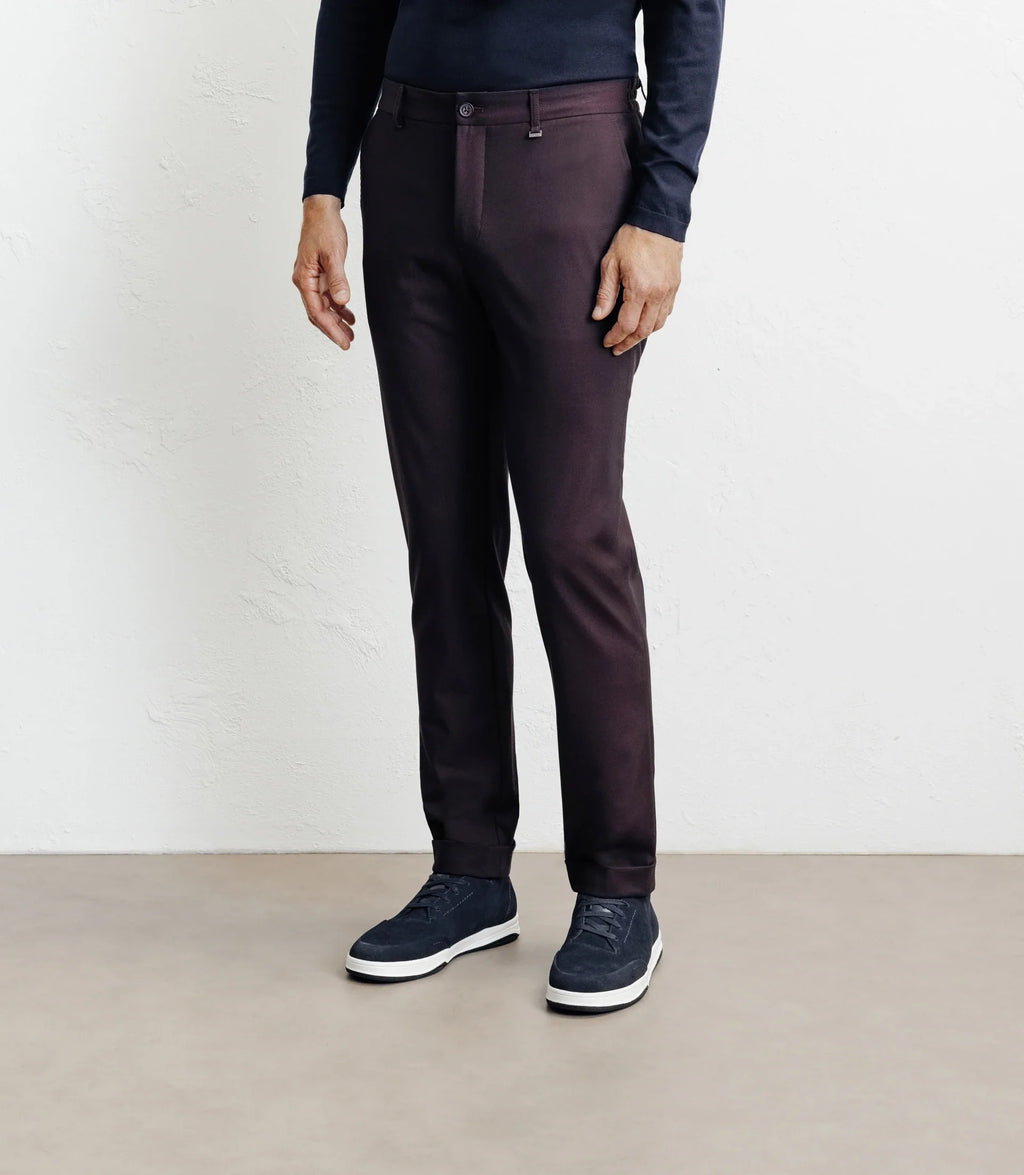 Pantalon armuré bordeaux - IZAC