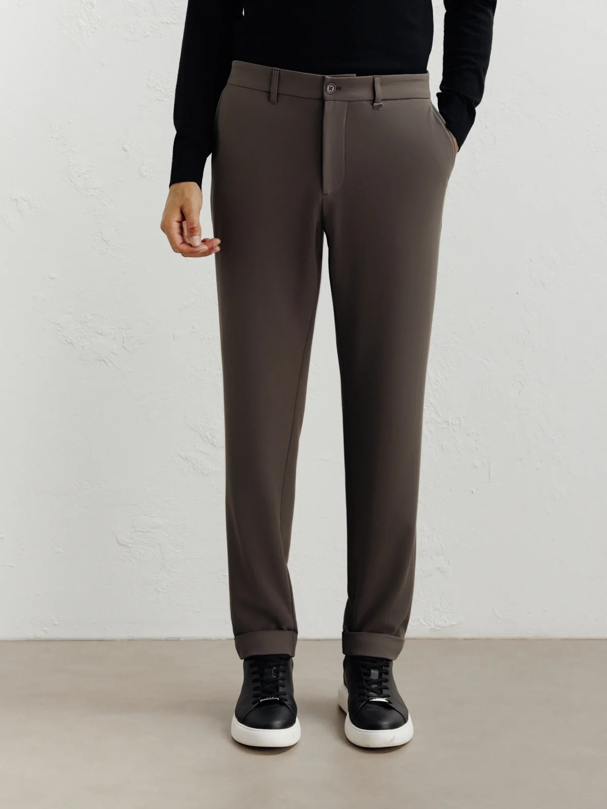 Pantalon armuré châtain - IZAC