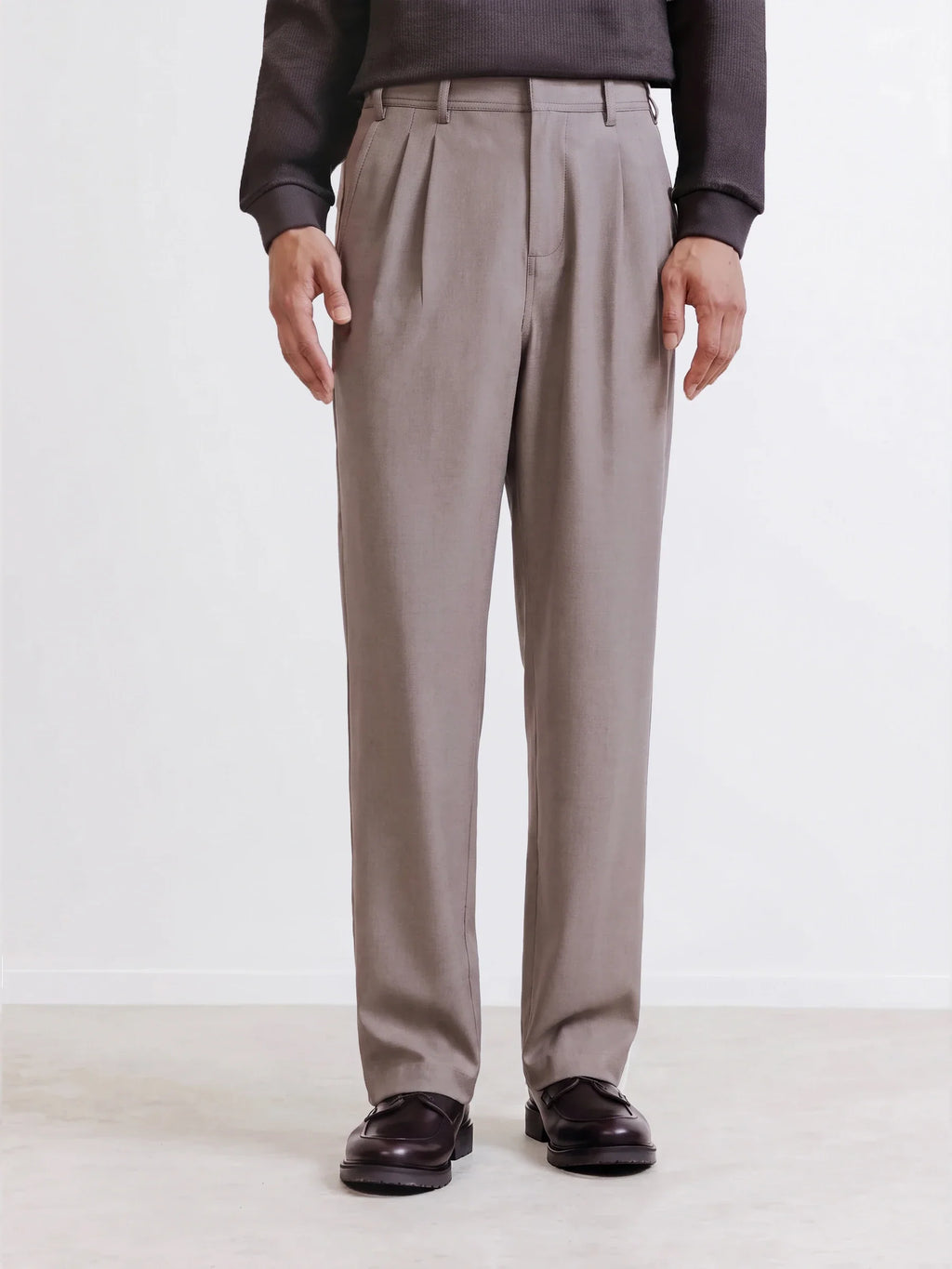Pantalon urbain oversize taupe - IZAC