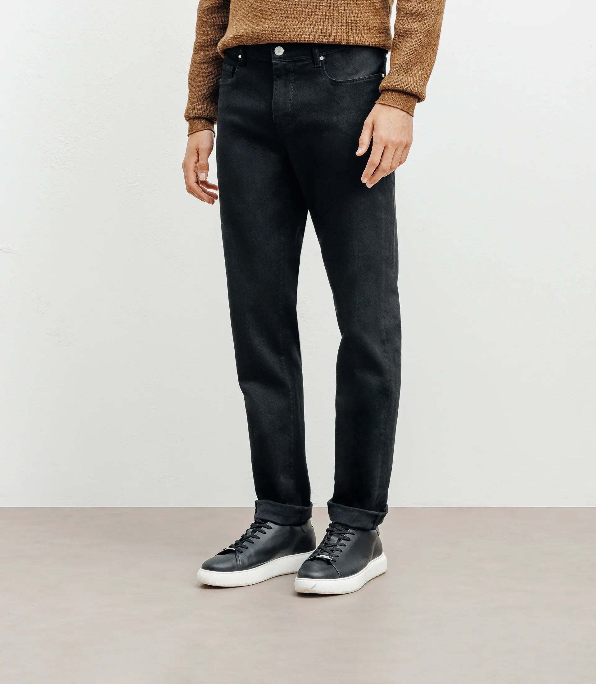 Jean droit noir - IZAC