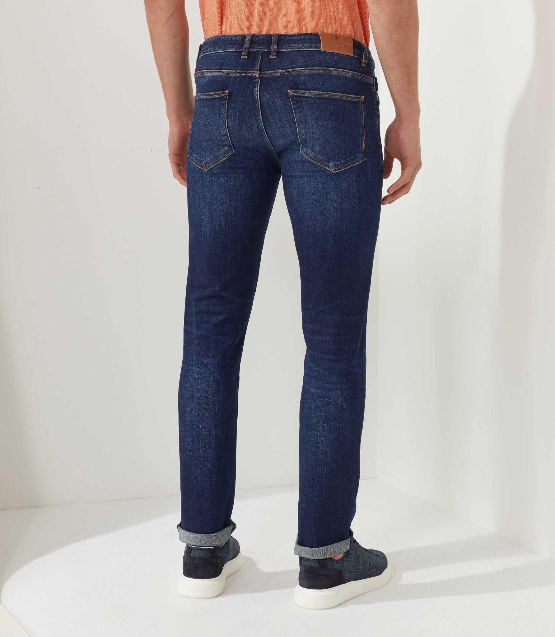 jean brut délavé bleu - moyen "Paris" - IZAC