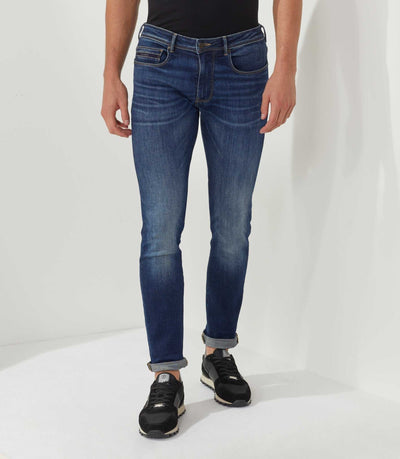 Jean délavé bleu - moyen "Plexi" - IZAC