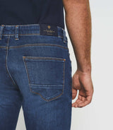 Jean straight hydroless bleu moyen "Techno" - IZAC