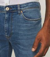 Jean straight délavé bleu clair PDE22TIGREOUT - IZAC