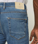 Jean straight délavé bleu clair PDE22TIGREOUT - IZAC