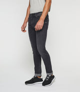 Jean super slim en coton organique gris moyen "Tornade" - IZAC